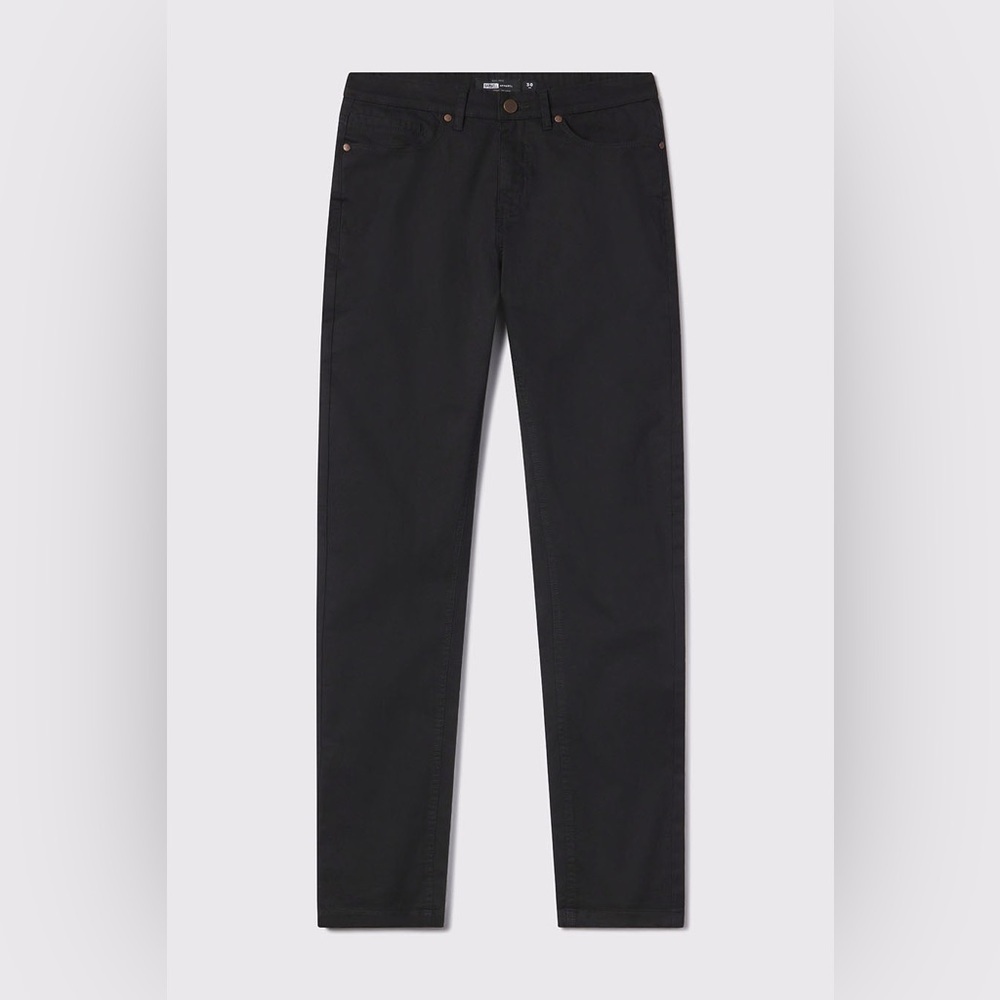 NWT Barbell Apparel Women’s Athletic Fit Chino Pant Black Size 28